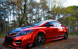 Gloss Chrome Mirror Red Vinyl Car Wrap Sticker with Air Release Bubble For Car Full Wrapping Foil280o