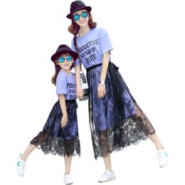 Summer Mother Daughter Dresses Casual dress Family Matching Clothes Mom And Daughter''gg''SO7C