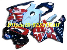 Motorcycle Fairing kit for Honda CBR600RR 03 04 CBR 600RR F5 2003 2004 05 CBR600 ABS Red white blue Fairings set+Gifts HG44