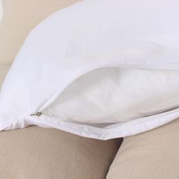 6pcs Cotton Fabric Cushion Case Pillowcase With Zipper Reuse Core Easy To Wash White bedding Pillow Cover 45x45cm