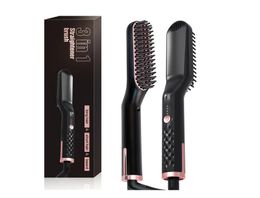 Hair Care Professional Beard Hair Straightener Brush Hairdressing Comb Multifunctional Man Woman Hair Straightening Brush Beard