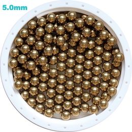 5mm Solid Brass (H62) Bearing Balls For Industrial Pumps, Valves, Electronic Devices, Heating Units and Furniture Rails