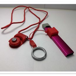 Lanyard clips necklace detachable neck chain strap proof dust dustproof silicone case skin for coco jul battery and pods