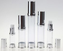 5ml airless pump bottles, wholesale plastic bottles with airless pump, 5ml eye concentract airless bottle