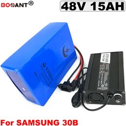 48v 15Ah E-Bike Lithium Battery for Bafang BBSHD 800W 1000W Motor electric bike battery 48V for Samsung 30B 18650 +5A Charger