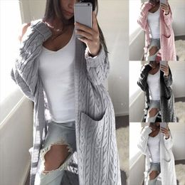 Women's Knits & Tees Womens Sweatshirt Ladies Winter Long Sleeve Casual Loose Knitted Sweater Jumper Coat Tops Cardigan Jacket Coats Female