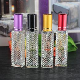 10ml portable travel filling perfume atomizer empty glass spray bottle small makeup container Free Ship