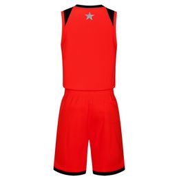 2019 New Blank Basketball jerseys printed logo Mens size S-XXL cheap price fast shipping good quality Red R004AA1n