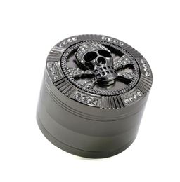 63MM Zinc Alloy Skull Smoke Grinder