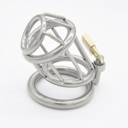 Chastity Devices Male Metal Chastity Belt Device Cage With Cock Lock T8754