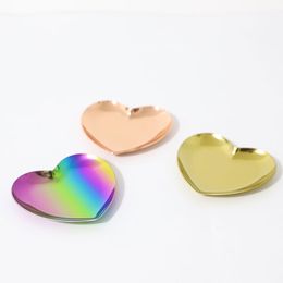 Heart Shape Mini Portable Herb Grinder Smoking Pipe Handroller Plate Rolling Storage Tray Innovative Design Machine Tool High Quality DHL