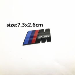 3D Glossy Black M1 M2 M3 M4 M5 X3m Chrome Emblem Car Styling Fender Trunk Badge Logo Sticker for BMW E46 E90 Car Accessories293H