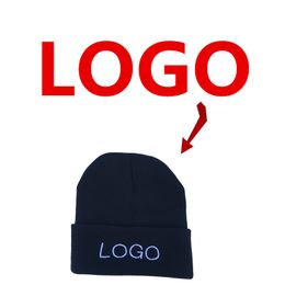 Custom Beanie Cap Embroidery Logo Adult Knitted hat Warm Headwear High Quality Woven Label Winter Caps Custom Beanie Hat