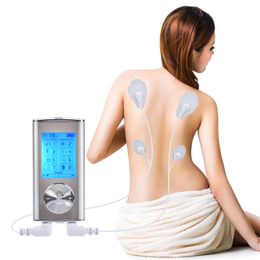 TENS Unit 8 Modes Professional Digital Palm Device Health Gadgets Pain Relief Machine Devices for Lower Back Lumbar Muscle Pains 10pcs