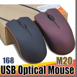 168D USB Optische Maus Mini 3D Wired Gaming Hersteller Mäuse mit Einzelhandel Box Für Computer Laptop Notebook C-SJ