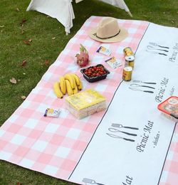 oxford cloth picnic mat picnic towel moistureproof pads outdoor tent cloth portable waterproof thickening lawn spring tour cushion