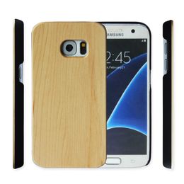 Handmade Geniune Wood Phone Case For Samsung Galaxy S7 s7edge s8 Plus Note 9 Bamboo Wooden With PC Hard Back Cover Samsung S9