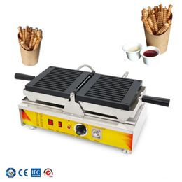 wholesale Chips pop waffle maker New popular German Street Food Equipment Waffle Stick Making Machine Waffle Chips Maker