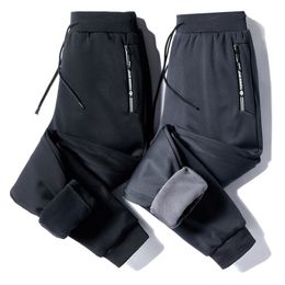 Men's Pants L- 8xl Winter Warm Pants Designer Mens Joggers Casual Pants Fitness Mens Sportswear Tracksuit Skinny Sweatpants Trousers Big Sizes