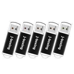 Black 5PCS/LOT Rectangle USB 2.0 Flash Drive Flash Pen Drive High Speed Memory Stick Storage 1G 2G 4G 8G 16G 32G 64G for PC Laptop Thumb Pen