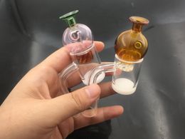 Glass Bubble Dab Carb Cap 28.5mm OD Directional Glass Carb Caps For Flat Top Quartz Banger Nails Glass Water Bongs Dab Rigs