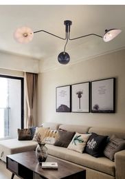 modern chandelier lighting adjustable spider chandeliers ceiling loft nordic living room lustre led home decor lampadari lustres