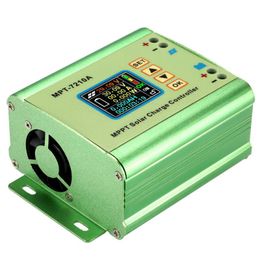 Freeshipping Mppt Solar Panel Battery Regulator Charge Controller With Lcd Colour Display 24/36/48/60/72V 10A With Dc-Dc Boost Charge