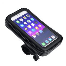 Bicicleta Waterproof suporte do telefone Bags Motocicletas Telefones Mount Bag 5.5 / 6.3 polegadas bicicleta Toque Sn Phone Case Bracket
