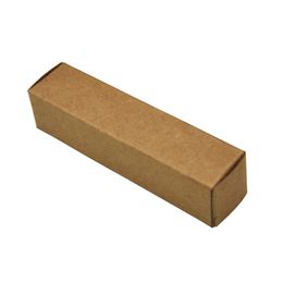 100pcs/lot 2*2*7.1cm Lipstic Package Kraft Paper Boxes Foldable Birthday Candle Package Box Various Colour Small Cardboard Paper Box