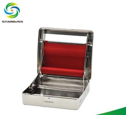 Metal Cigarette Box Hand-rolled Red Cloth Cigarette Box