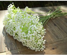 Gypsophila Baby's Breath Artificial Fake Silk Flower Home Wedding Garden Decoration Babysbreath White Artificial Flower Gypsophila VT0960