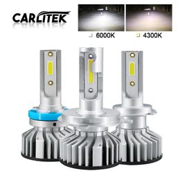 2PCS Auto Headlight Bulb Kits Mini Size H7 LED H4 HB3 H11 H1 9005 Car Light H3 4300K 6000K 50W 10000LM Automobiles Headlamp Bulb