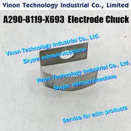 (2pcs) A290-8119-X693 edm Electrode Chuck F135 for Fanuc iD,iE,CiA series machines Fanuc A2908119X693, A290.8119.X693 Chuck Unit Electrode
