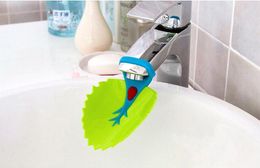 Chidlren Cartoon Sink Baby Bath Tap Animal Bathroom Kitchen Water Faucet Extender for Hand Washing Plastic Shampoo Cap GA715262L