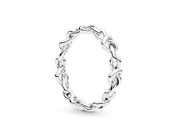 Real 925 Sterling Silver RING heart cross rings Original Box for Pan Women Gift Jewellery Rings Set W155