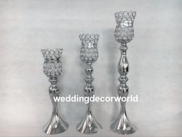 Glass crystal wedding Centrepiece flower stand wedding chandelier/wedding pillar decor0052