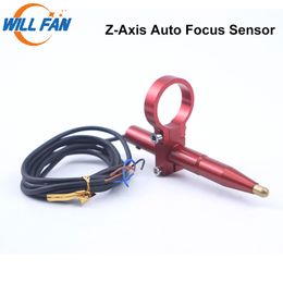 Will Fan Dia 24 25mm Z-Axis Auto Focus Sensor For Co2 Laser Cutter Engraving Machine Automatically UP And Down Table Lift
