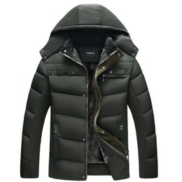 New Mens Jacket Winter Coat Men Outdoor Fashion Casual Hooded Thicken Cheap Down Jackets XL-4XL IPN8