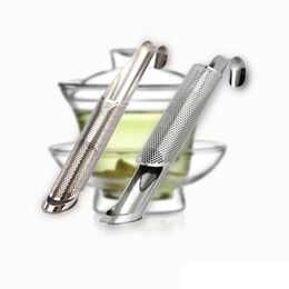 New Sale 304 Stainless Steel Tea Leaf Strainer Infuser Tea Pipe Philtre Sticks Free Sale 304 Stainless Steel Teas Leaf