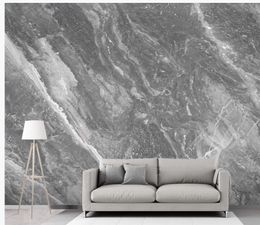 custom photo wallpaper for walls 3 d for living room grey marbles wallpapers