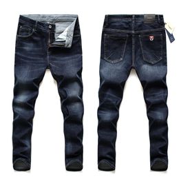 2020 Brand Jeans Men New Fashion Slim Fit Denim Pants Trousers Streetwear High Quality Plus Size 40 42 44 46
