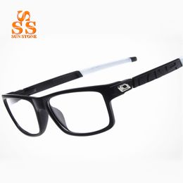 Wholesale-Open Air Unbreakable 0 Diopter Plain Glass Spectacles Eyewear Frame Men Women Prescription Glasses Frames G487
