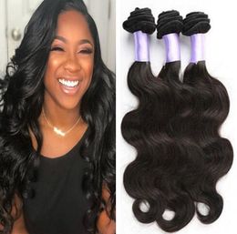 Brazilian Virgin Hair Bundles Body Wave Human Hair Weave Wet and Wavy Style