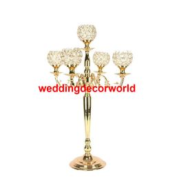 Gold Mermaid Trumpet Wedding Centrepiece Table Vase for Long Stem Flower Holder decor251