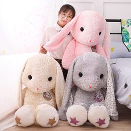 29.5inch / 75cm big long ears rabbit plush Toy animals stuffed bunny soft toys baby kids sleep toys birthday Christmas gifts