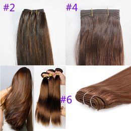 human brazilian hair straight bundles 3pcs virgin dark light brown hair weave unprocessed hair extensions