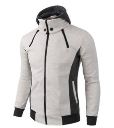 Wholesale 2019 designer hoodie mens clothes zipper sweatshirts autumn jackets winter slim hoodie tracksuits long sleeve casual sweatshirt