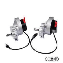 Left & Right One Pair 24v 200w Low Speed High Torque Brush DC Gear Motor For Electric Wheelchair