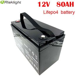 Rechargeable Lifepo4 li-ion Type 12V 80Ah Lithium Ion Marine Yacht Boat Battery Pack With LED Indicator