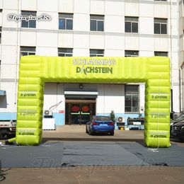 Customised Advertising Inflatable Square Arch 7m*4m Large Entrance Door Decor Blow Up Archway With Logo Printed For Event
